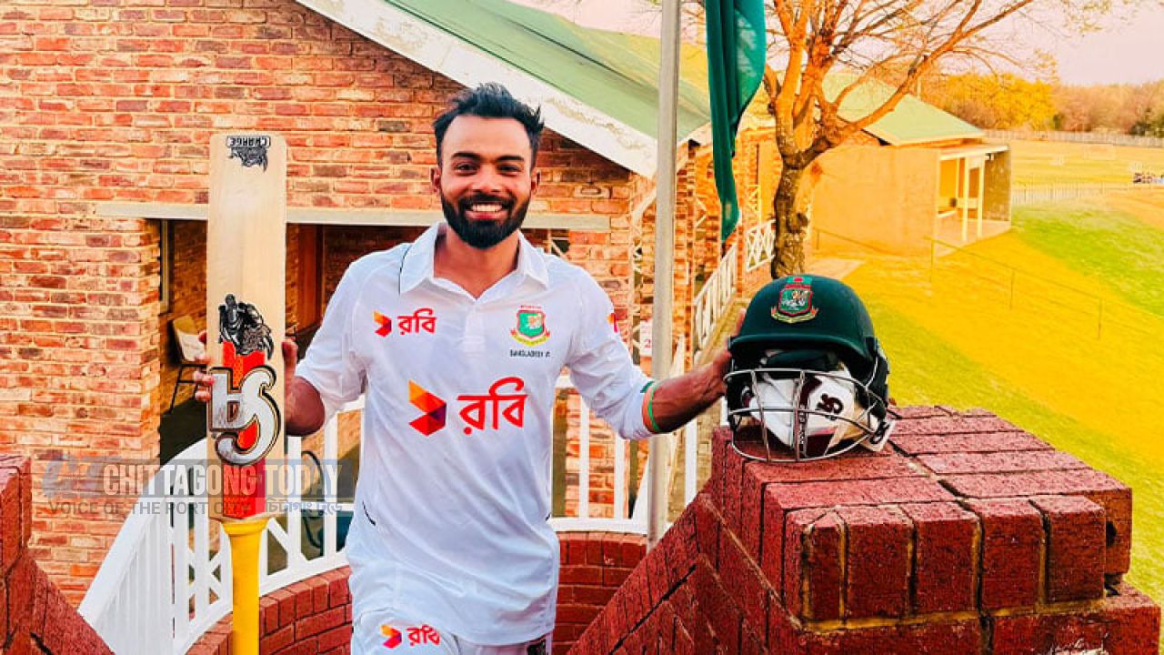 দক্ষিণ আফ্রিকায় তাওহীদ হৃদয়ের ট্রিপল সেঞ্চুরি